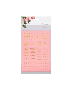 FAUX LEATHER STICKERS PINK
