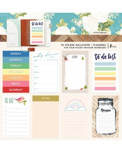 Pocket TN Sticker Wallpaper - Planning (Colors)