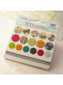 Trendsetter- Chipboard Buttons & Twine