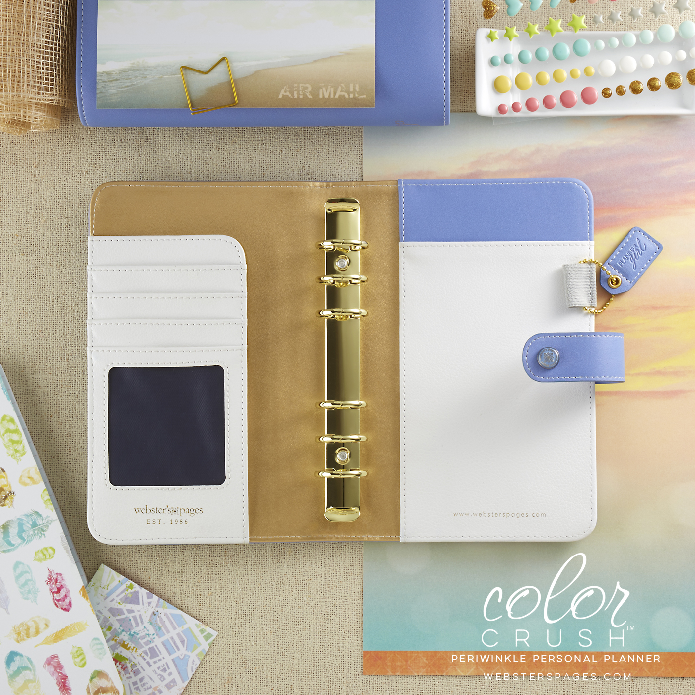Personal Color Crush Periwinkle Planner
